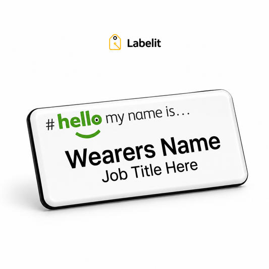 Personalised Printed Name Badge – Custom Staff, Nurse & Workplace ID Badge