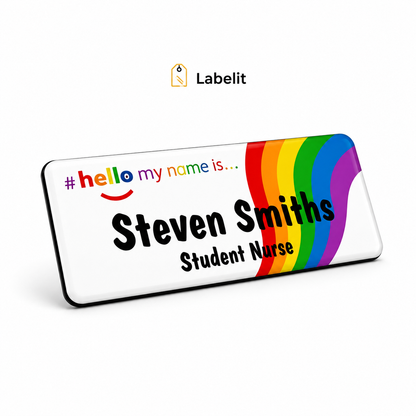 Personalised Printed Name Badge – Custom Staff, Nurse & Workplace ID Badge