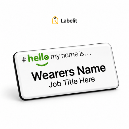 Personalised Printed Name Badge – Custom Staff, Nurse & Workplace ID Badge