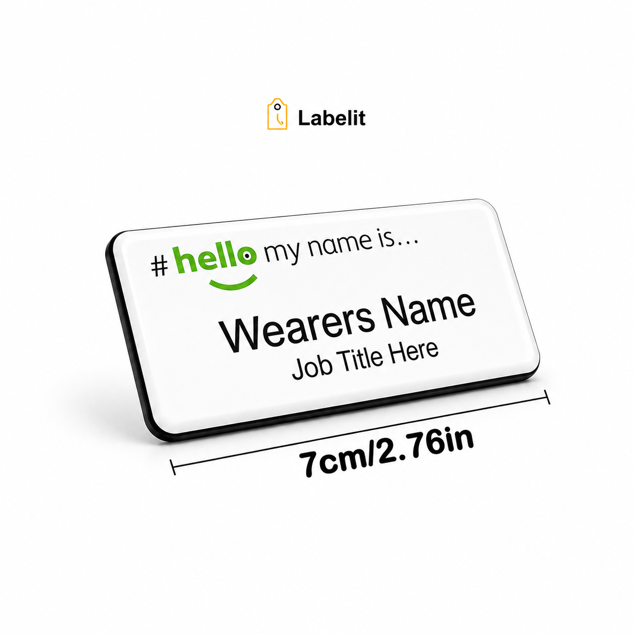 Personalised Printed Name Badge – Custom Staff, Nurse & Workplace ID Badge